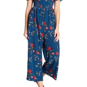 Spirit of Grace
Smocked Floral Print Jumpsuit
